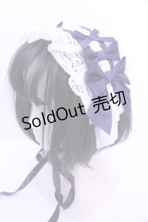 画像: axes femme kawaii / トーションレースヘッドドレス  ネイビー O-26-01-15-1005-AX-AC-OW-OS