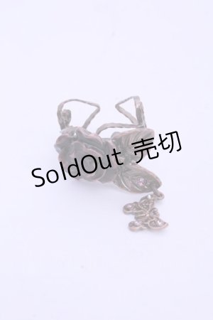 画像: axes femme / ローズ＆バタフライリング  アンティークゴールド O-26-01-15-1051-AX-AC-OW-OS