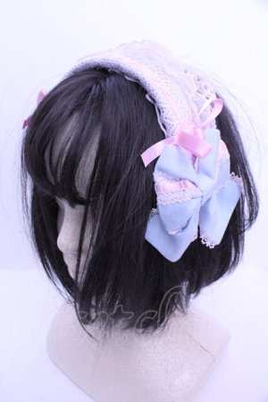 画像: Angelic Pretty / Heartカチューシャ(無地)  サックス×ピンク O-26-01-15-1007-AP-AC-IG-OS