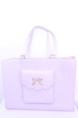 画像: axes femme POETIQUE / ハート刺繍推し活A3トート  ピンク O-26-01-15-1012-AX-BG-OW-OS