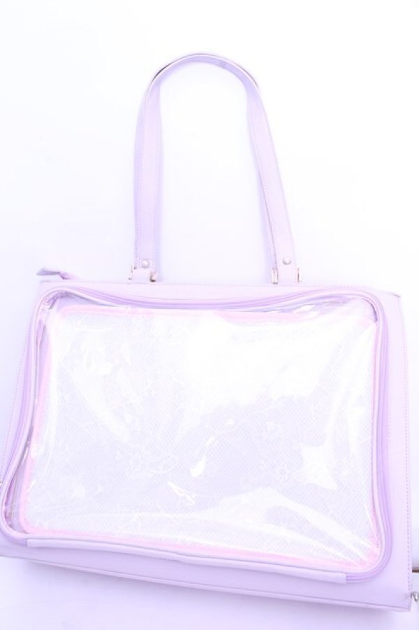 画像3: axes femme POETIQUE / ハート刺繍推し活A3トート  ピンク O-26-01-15-1012-AX-BG-OW-OS (3)