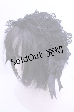 画像: MorunxMuunaStoik / Libraヘッドドレス  ブラック O-26-01-15-1002-EL-ZA-IG-OS