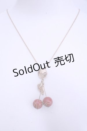画像: m petit by misako / AMサクランボネックレス  アカ×ゴールド O-26-01-15-1024-LO-AC-IG-OS