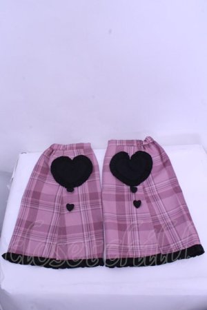 画像: BlackShamrock / ハートアップリケレッグウォーマー  ピンク O-26-01-15-1026-PU-ZA-OW-OS