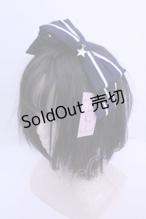 画像: metamorphose / セーラーリボンカチューシャ（チャーム付き）  ネイビー O-26-01-15-1030-ME-AC-IG-OS