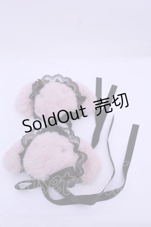 画像: Ank Rouge / ぬいぐるみヘアピン  ピンク×クロ O-26-01-15-1032-CA-AC-IG-ZT150