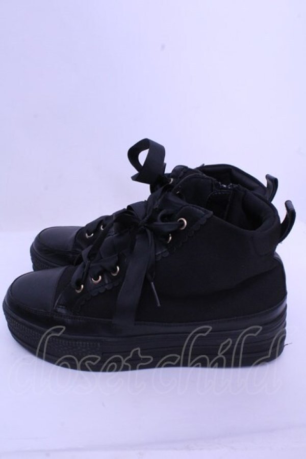 画像2: axes femme / ハイカットスニーカー M クロ O-26-01-15-1034-AX-SH-IG-OS (2)