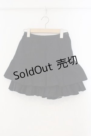 画像: PEACE NOW / レイヤータックスカート M ブラック O-26-01-15-073-PU-SK-YM-OS