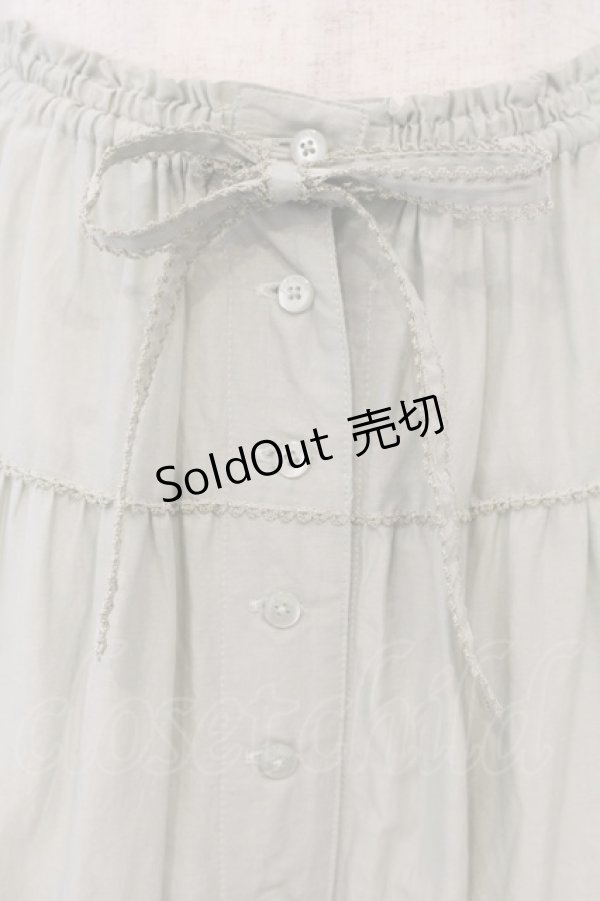 画像2: PINK HOUSE / ブーケパッチワークスカート  ミント O-26-01-15-081-LO-SK-IG-OS (2)