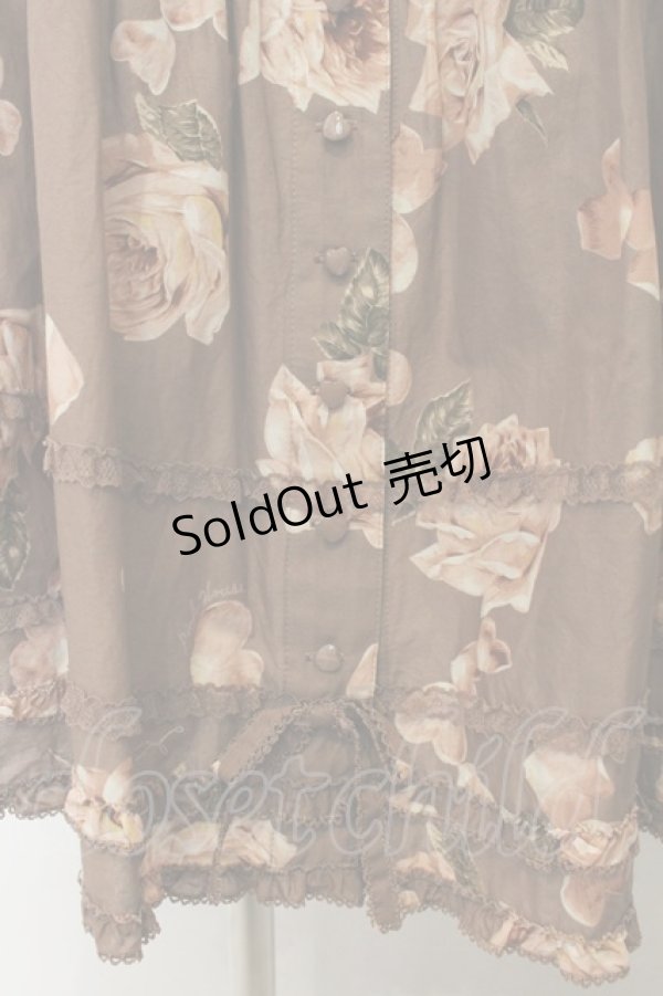 画像3: PINK HOUSE / ローズペタルローンスカート  ブラウン系 O-26-01-15-082-LO-SK-IG-OS (3)