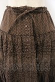 画像2: PINK HOUSE / ローンフリルドットスカート  ブラウン O-26-01-15-084-LO-SK-IG-OS (2)