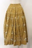 画像4: WONDERFUL WORLD / すずらん柄スカート  マスタード O-26-01-15-088-LO-SK-IG-OS (4)