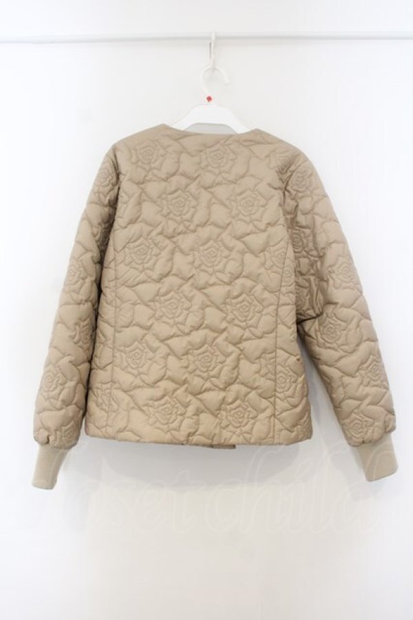 画像3: PINK HOUSE / ローズキルティングブルゾン  アイボリー O-26-01-15-095-LO-JA-IG-OS (3)