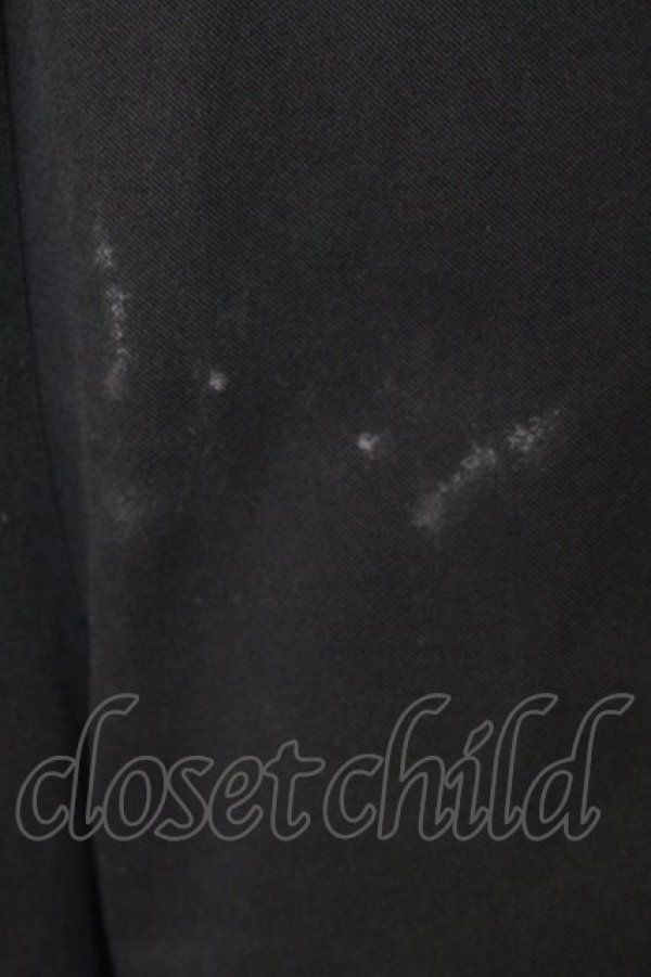 画像5: Secret Honey / レースヨークラッフルタイ長袖セットアップ  クロ×シロ O-26-01-15-007-CA-OP-IG-OS (5)