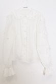 画像1: Chalmiere / フリルブラウス M シロ O-26-01-15-009-0-BL-OW-OS (1)