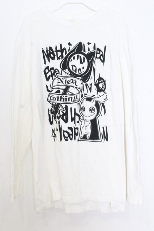 画像1: NieR Clothing / NieRちゃんptカットソー XL ホワイト O-26-01-15-011-PU-TO-OW-OS (1)