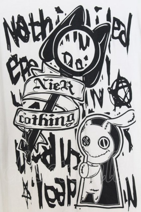 画像2: NieR Clothing / NieRちゃんptカットソー XL ホワイト O-26-01-15-011-PU-TO-OW-OS (2)