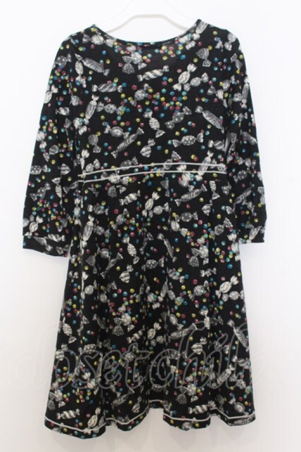 画像3: MILK / シュガープラムカットワンピース  ブラック O-26-01-15-016-ML-OP-OW-ZT0118N (3)