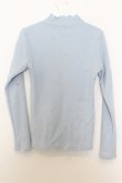 画像3: MILK / リップワッペンニットトップス  サックス O-26-01-15-019-ML-TO-OW-OS (3)