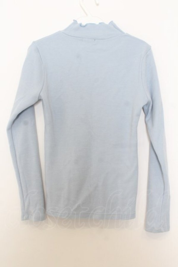 画像3: MILK / リップワッペンニットトップス  サックス O-26-01-15-019-ML-TO-OW-OS (3)