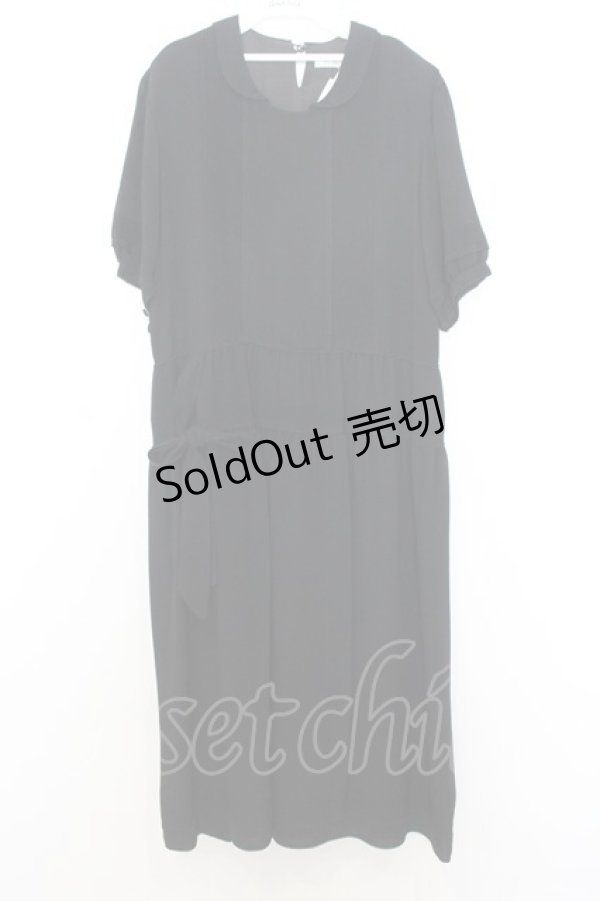 画像1: KANEKO ISAO / たくし上げタックワンピース  クロ O-26-01-15-025-EL-OP-IG-OS (1)