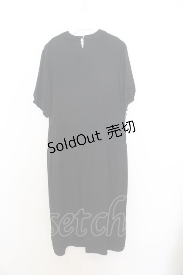 画像3: KANEKO ISAO / たくし上げタックワンピース  クロ O-26-01-15-025-EL-OP-IG-OS (3)