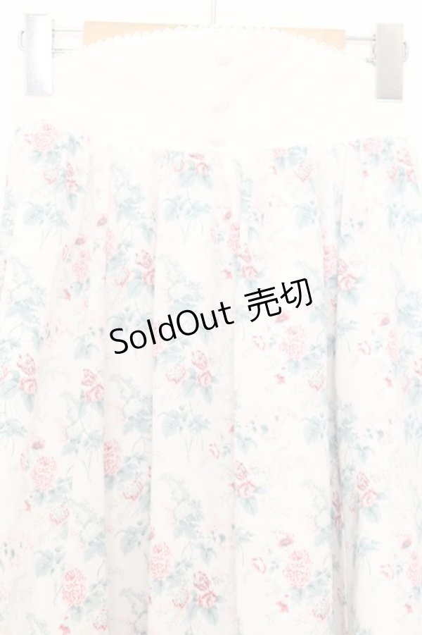 画像2: Kurumi Collaboration / グレイスフルコルセット風ロングスカート L シロ O-26-01-16-036-EL-SK-IG-ZT547 (2)