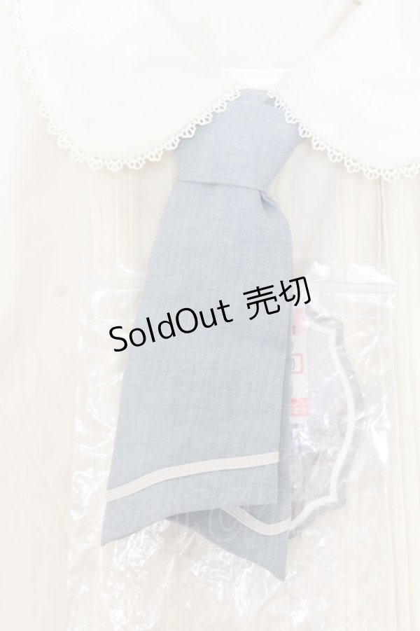 画像2: Kurumi Collaboration / マリンアカデミアブラウス L オフシロ×サックス O-26-01-16-037-EL-BL-IG-ZT548 (2)