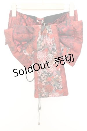 画像: Qutie Frash / 花魁帯コルセット  ブルー O-26-01-16-040-QU-TO-IG-OS