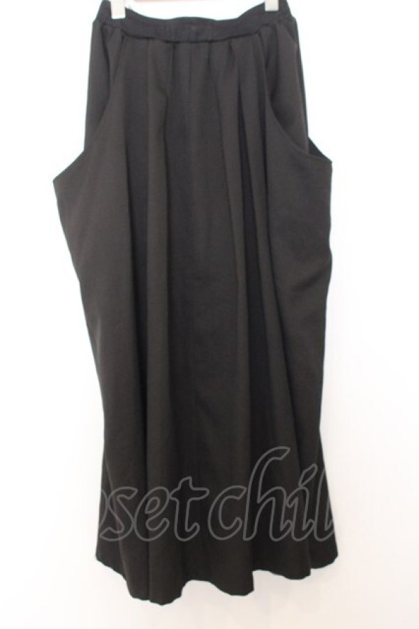 画像3: Qutie Frash / 和柄プリーツスカート  ブラック O-26-01-16-042-QU-SK-IG-OS (3)