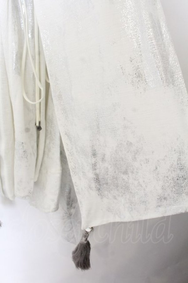 画像3: Qutie Frash / 4店舗限定着物ストールカーデ  ホワイト O-26-01-16-046-QU-JA-IG-OS (3)