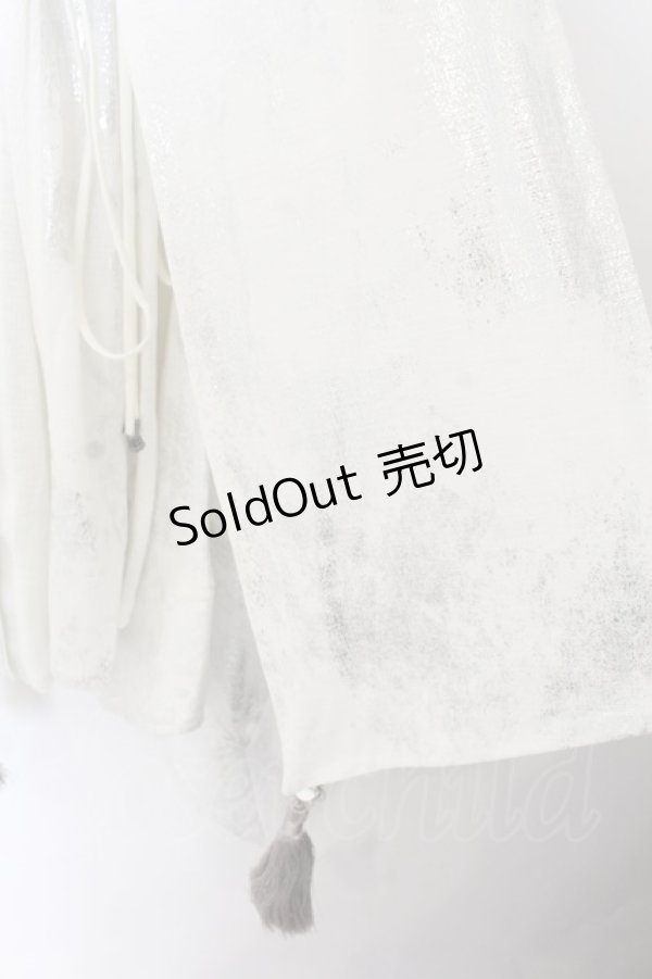 画像3: Qutie Frash / 4店舗限定着物ストールカーデ  ホワイト O-26-01-16-046-QU-JA-IG-OS (3)