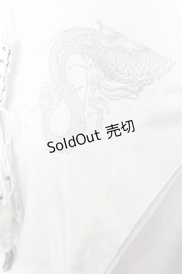 画像5: Qutie Frash / 4店舗限定着物ストールカーデ  ホワイト O-26-01-16-046-QU-JA-IG-OS (5)