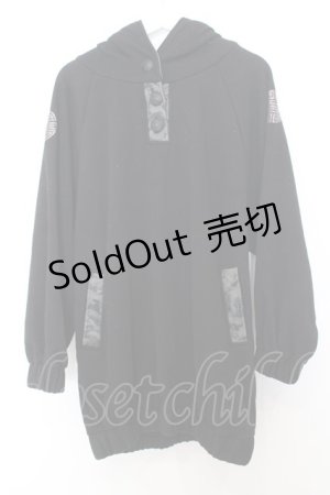 画像: Qutie Frash / BIGプルオーバー  ブラック O-26-01-16-047-QU-TO-IG-ZY