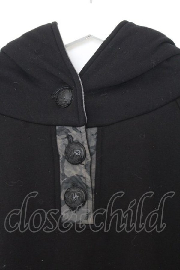 画像2: Qutie Frash / BIGプルオーバー  ブラック O-26-01-16-047-QU-TO-IG-OS (2)