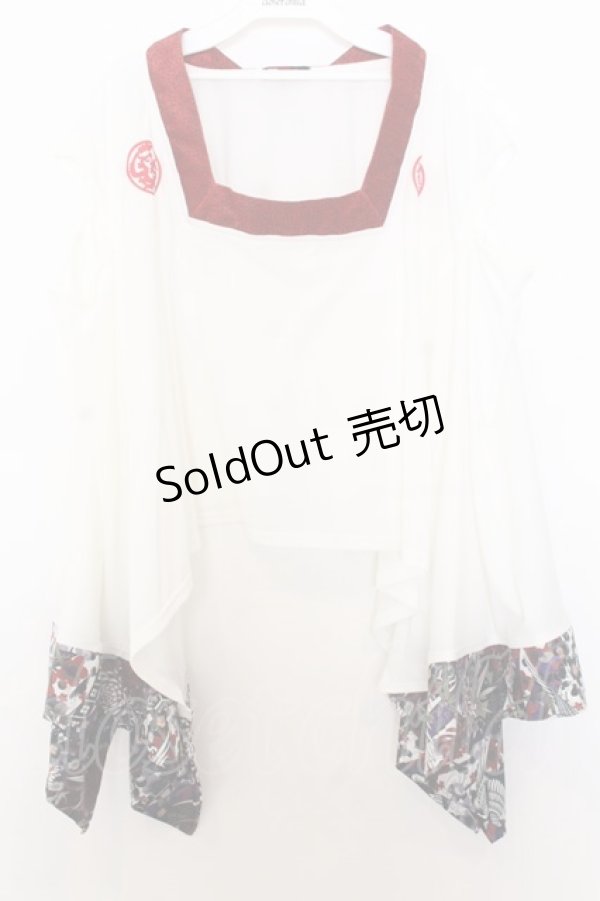 画像1: Qutie Frash / パティキュラ2018限定 ポンチョ  ホワイト O-26-01-16-050-QU-TO-IG-OS (1)