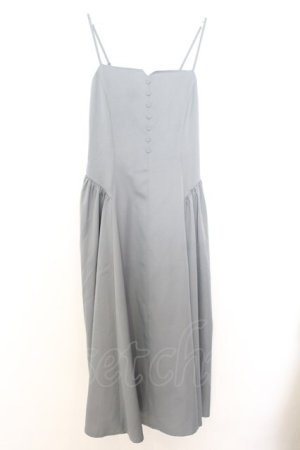 画像: an another angelus / サイドギャザーキャミワンピース  ブルーグレー O-26-01-16-054-CA-TO-IG-ZT0119P