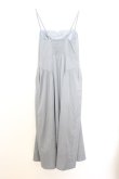 画像3: an another angelus / サイドギャザーキャミワンピース  ブルーグレー O-26-01-16-054-CA-TO-IG-OS (3)