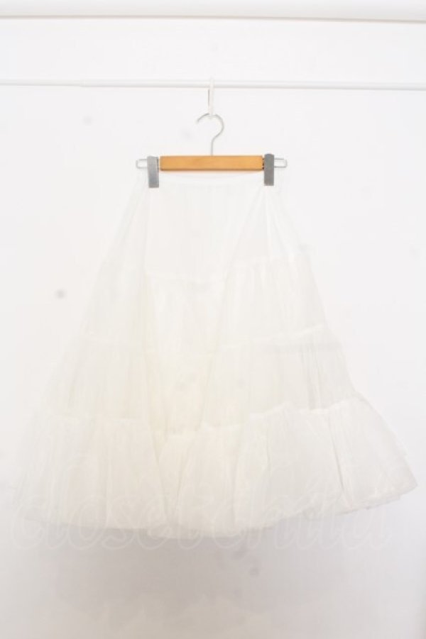 画像1: LOLITA他 / Aラインパニエ  ホワイト O-26-01-16-055-EL-SK-IG-OS (1)