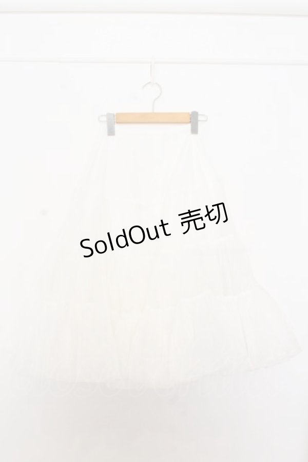 画像1: LOLITA他 / Aラインパニエ  ホワイト O-26-01-16-055-EL-SK-IG-ZT560 (1)