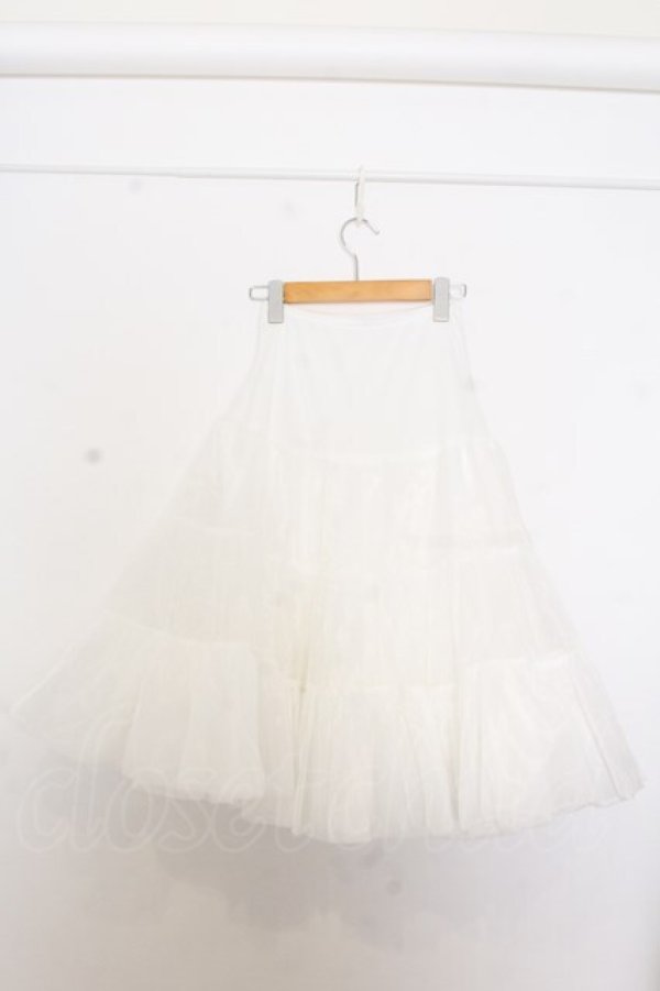 画像2: LOLITA他 / Aラインパニエ  ホワイト O-26-01-16-055-EL-SK-IG-OS (2)