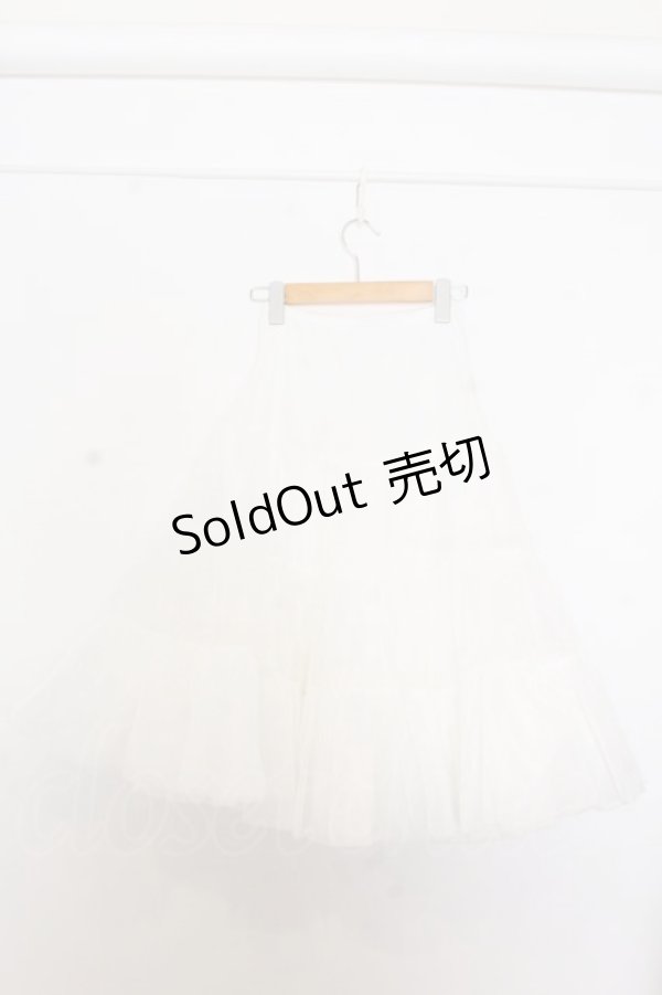 画像2: LOLITA他 / Aラインパニエ  ホワイト O-26-01-16-055-EL-SK-IG-ZT560 (2)