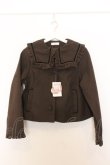 画像1: m petit by misako / セーラー襟ショートコート M ブラウン O-26-01-16-056-LO-CO-YM-OS (1)