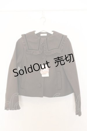 画像: m petit by misako / セーラー襟ショートコート M ブラウン O-26-01-16-056-LO-CO-YM-ZT0119P