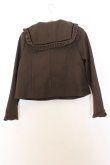 画像3: m petit by misako / セーラー襟ショートコート M ブラウン O-26-01-16-056-LO-CO-YM-OS (3)