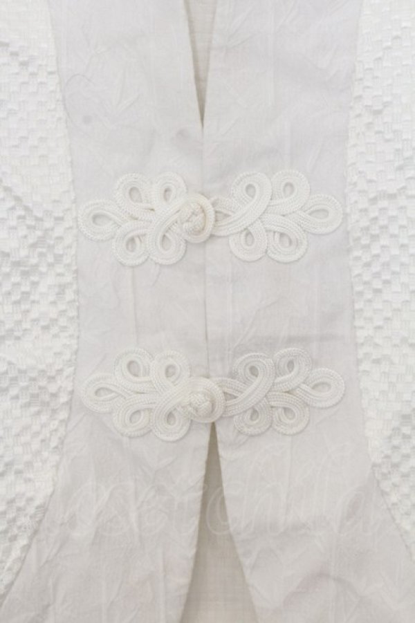 画像2: Qutie Frash / チャイナBIGカーデ  ホワイト O-26-01-16-063-QU-TO-IG-OS (2)