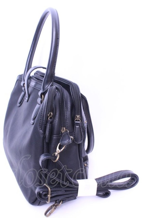 画像3: axes femme / 鍵チャーム付きトートバッグ  クロ O-26-01-16-1049-AX-BG-OW-OS (3)