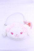 画像1: BABY,THE STARS SHINE BRIGHT / うさくみゃちゃんのパスケースポーチ  シロ×ピンク O-26-01-16-1054-BA-ZA-OW-OS (1)