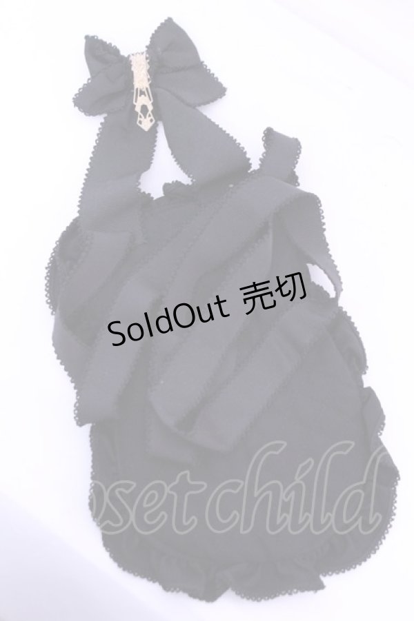 画像2: KANEKO ISAO / ピコフリルレース切り替え瓢箪ポシェット  クロ O-26-01-16-1058-EL-BG-IG-OS (2)