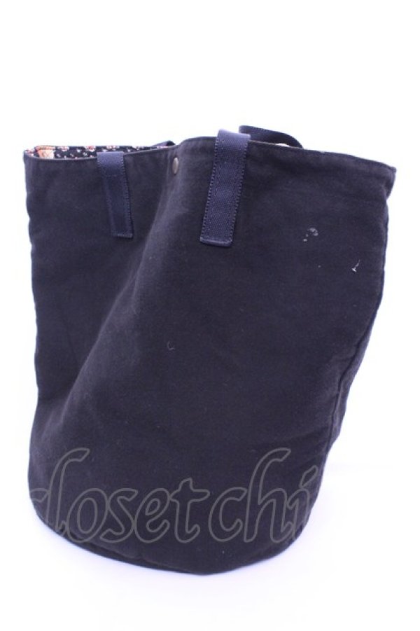 画像2: PINK HOUSE / 刺繍入り円柱バッグ  クロ　くま O-26-01-16-1060-LO-BG-IG-OS (2)